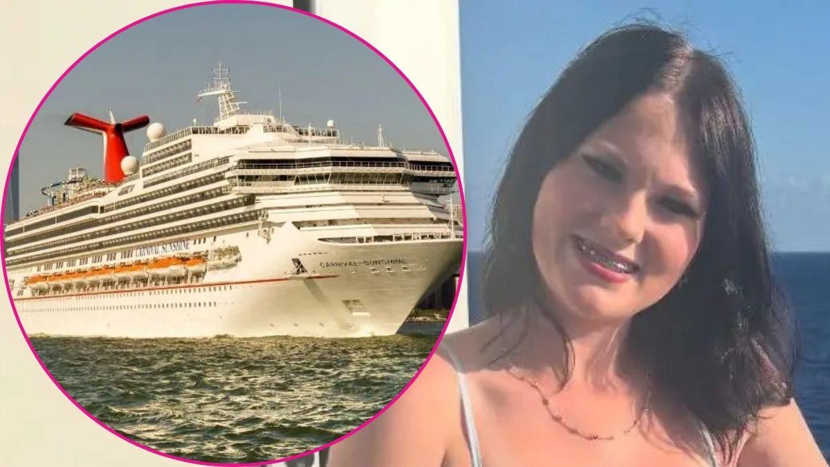 Composite photo of cruise ship and Anna Kepner.