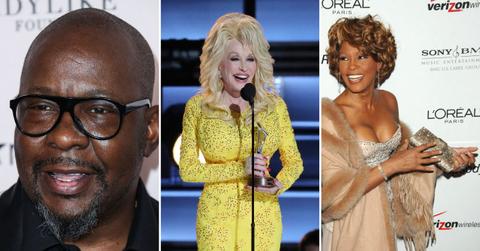 Image of Bobby Brown, Dolly Parton, and Whitney Houston