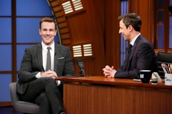 James Van Der Beek and Seth Meyers