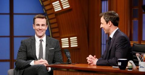 James Van Der Beek and Seth Meyers