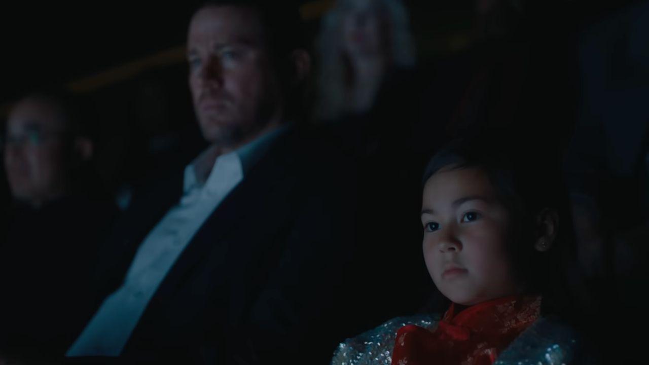 Photo of Channing Tatum with his on-screen daughter.