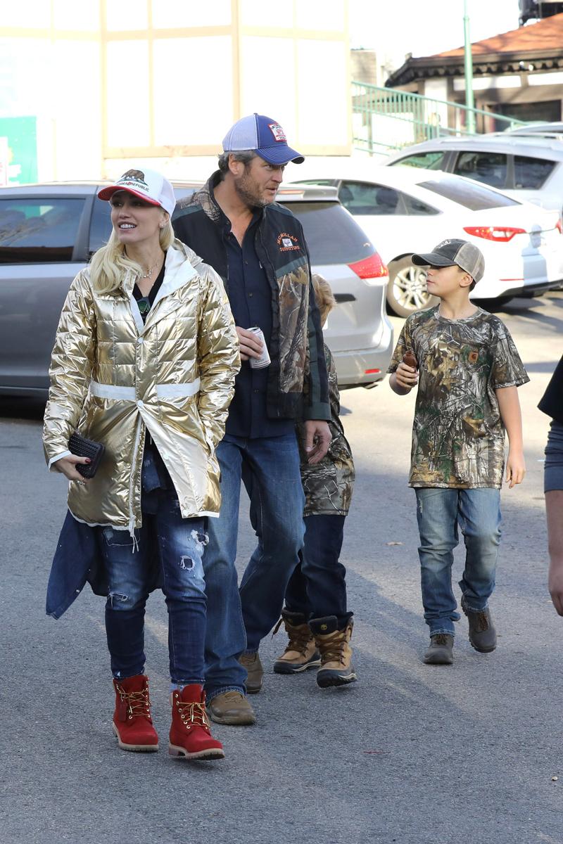 gwen stefani blake shelton stepfather children gavin rossdale