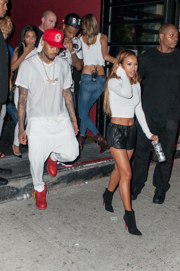 Karrueche Tran Smiles At Nightclub After Dumping Chris Brown