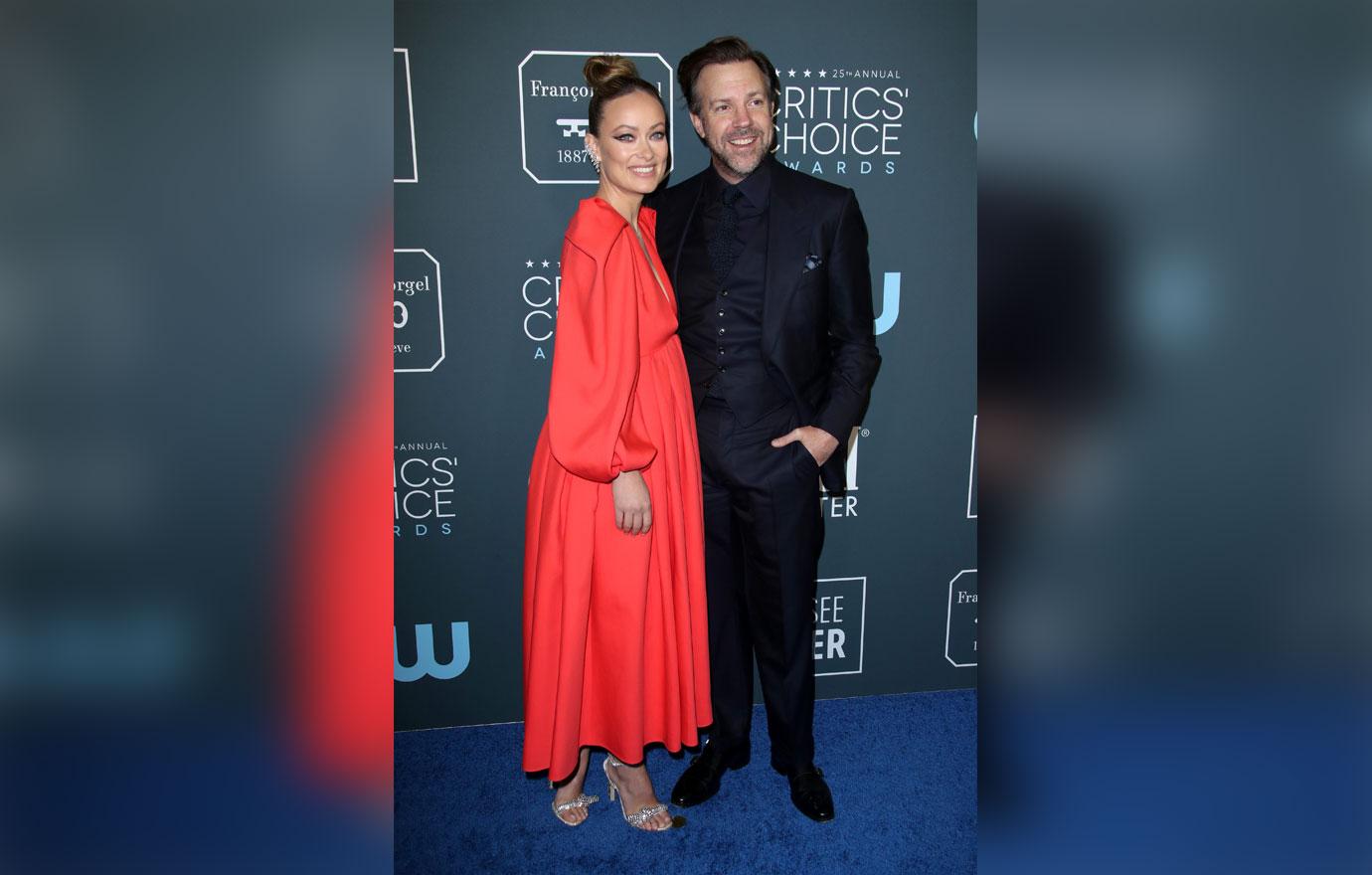 Olivia Wilde and Jason Sudeikis at 25th Annual Critics' Choice Awards, Arrivals, Barker Hanger, Los Angeles, USA - 12 Jan 2020