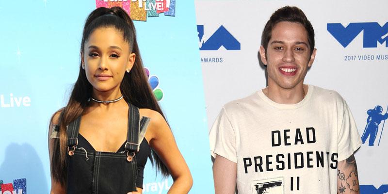 ariana grande boyfriend pete Davidson PDA pic pp