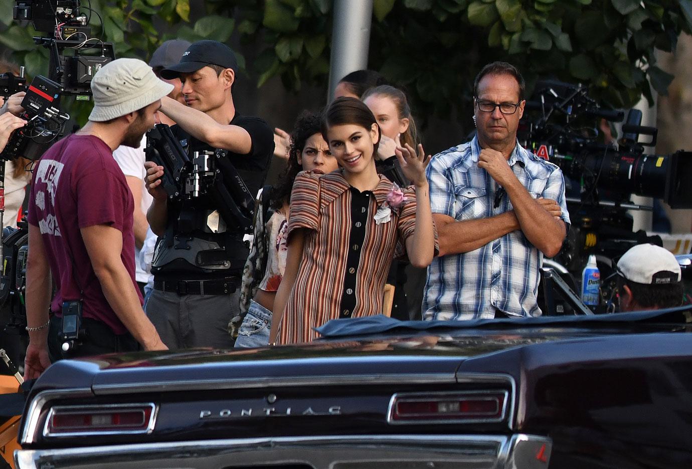 Kaia Gerber At A Photoshoot In Miami Pete Davidson