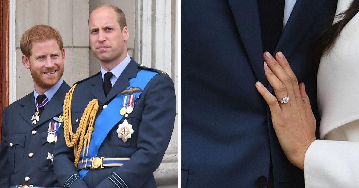 Prince Harry and Prince William 'Feel Exactly the Same' About Meghan Markle's 'Missing' Engagement Ring