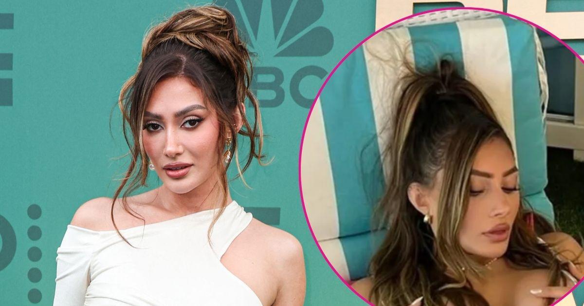 Francesca Farago Pops Out Of Her See-Through Lingerie In Sultry Snap