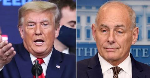 donald trump hits back john kellys diss born very small brain