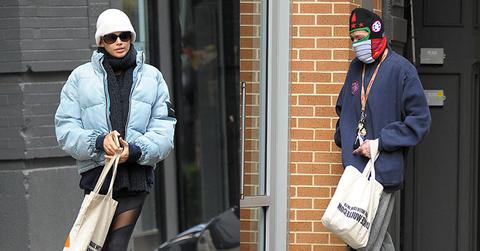 Kaia Gerber And Pete Davidson In NYC