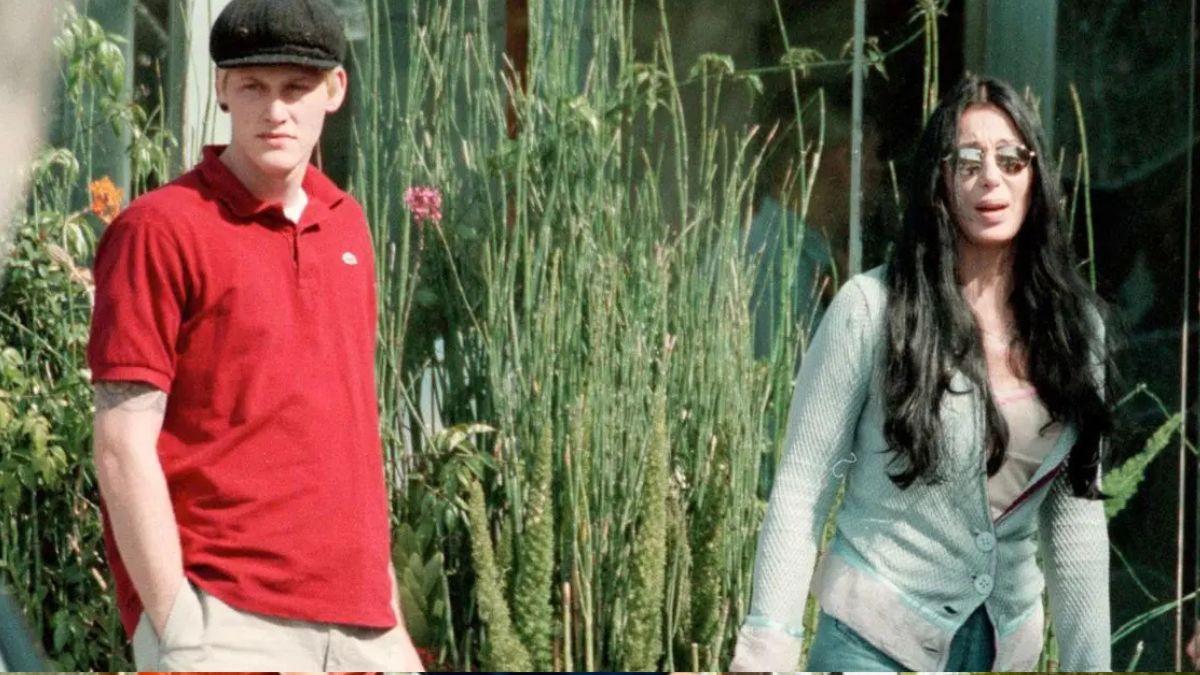 image of cher and son