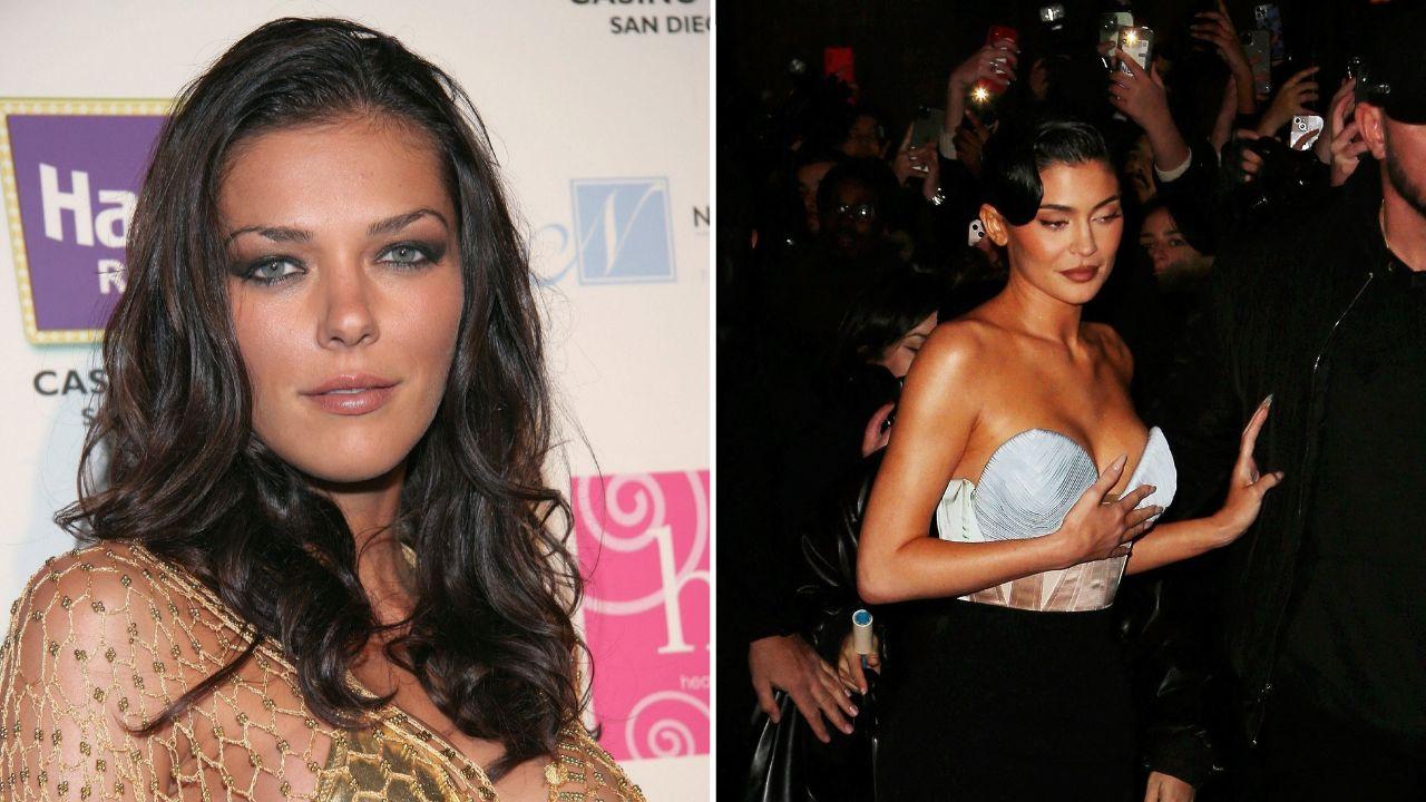 image of Adrianne Curry and Kylie Jenner.