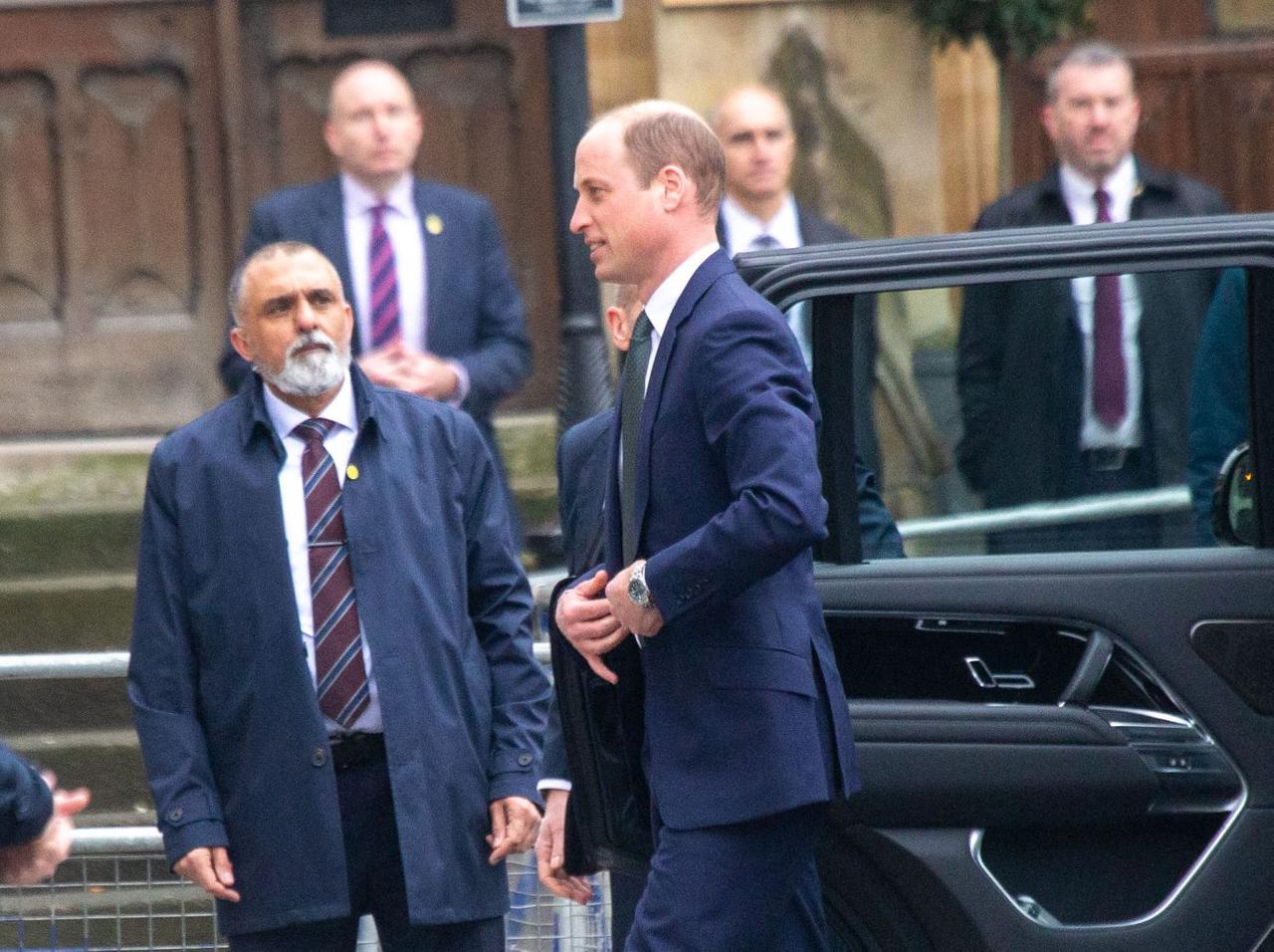 Prince William Attends Thomas Kingston Funeral Without Kate Middleton