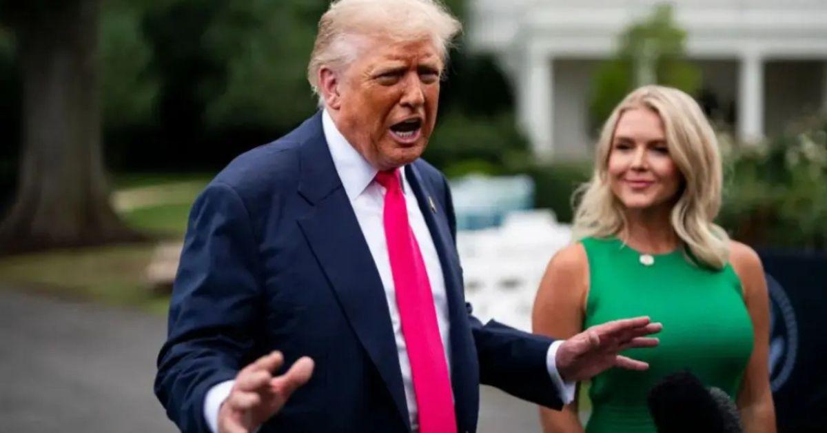 'Those Lips' Donald Trump Gushes Over Press Secretary Karoline Leavitt