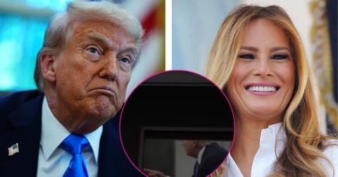 donald melania trump heated conversation lip reader