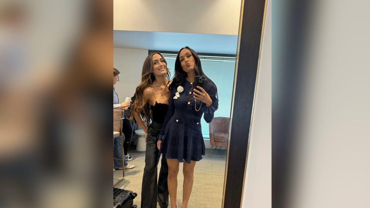 image of The wrestler hosts a podcast with her twin sister, Brie Garcia. 