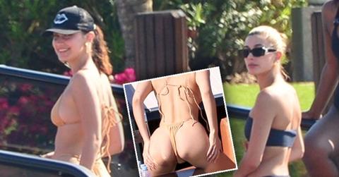 Bella hadid bikini butt hailey baldwin
