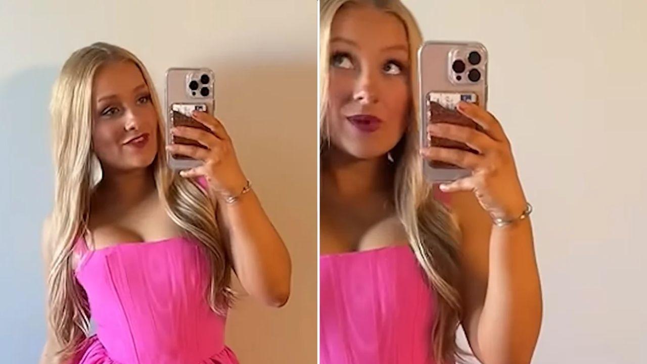Split photo of Laken Snelling