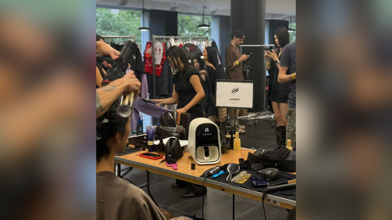 aurami takes its ai powered nail tech backstage at new york fashion week