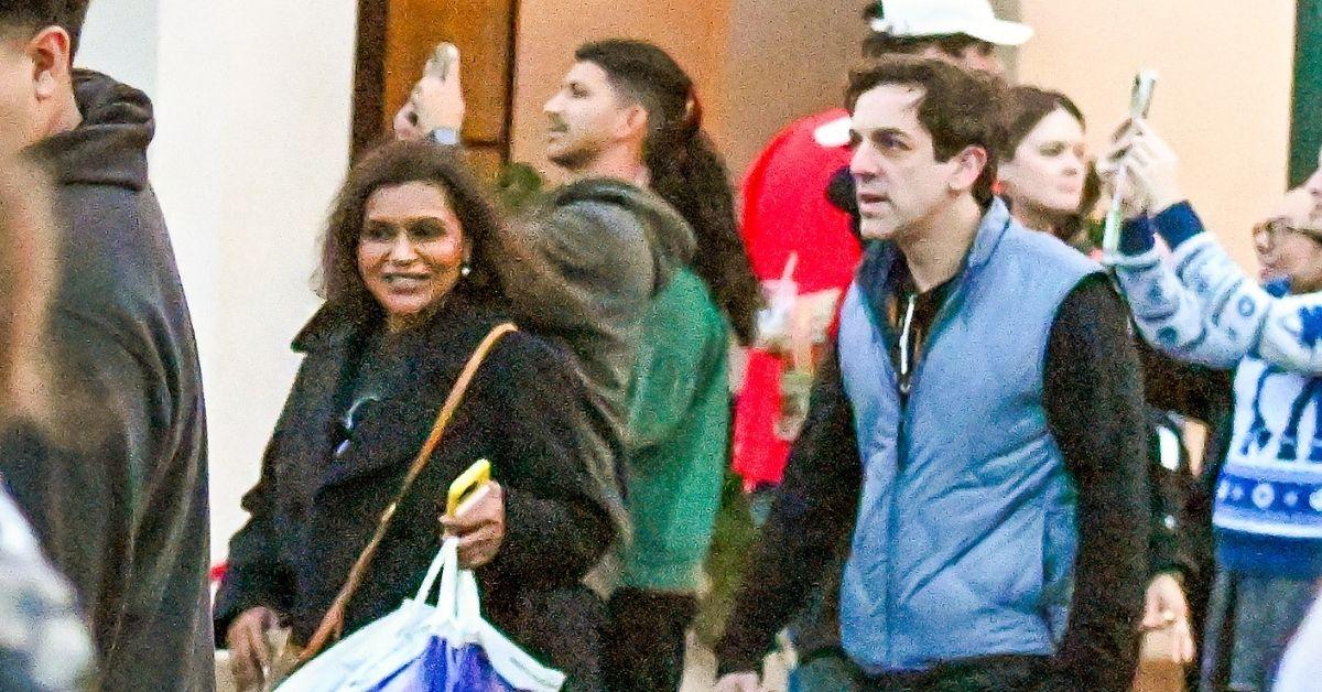 Photo of B.J. Novak and Mindy Kaling