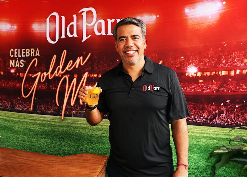 mexican soccer star pavel pardo celebrated the concacaf gold cup quarterfinals with old parr whisky