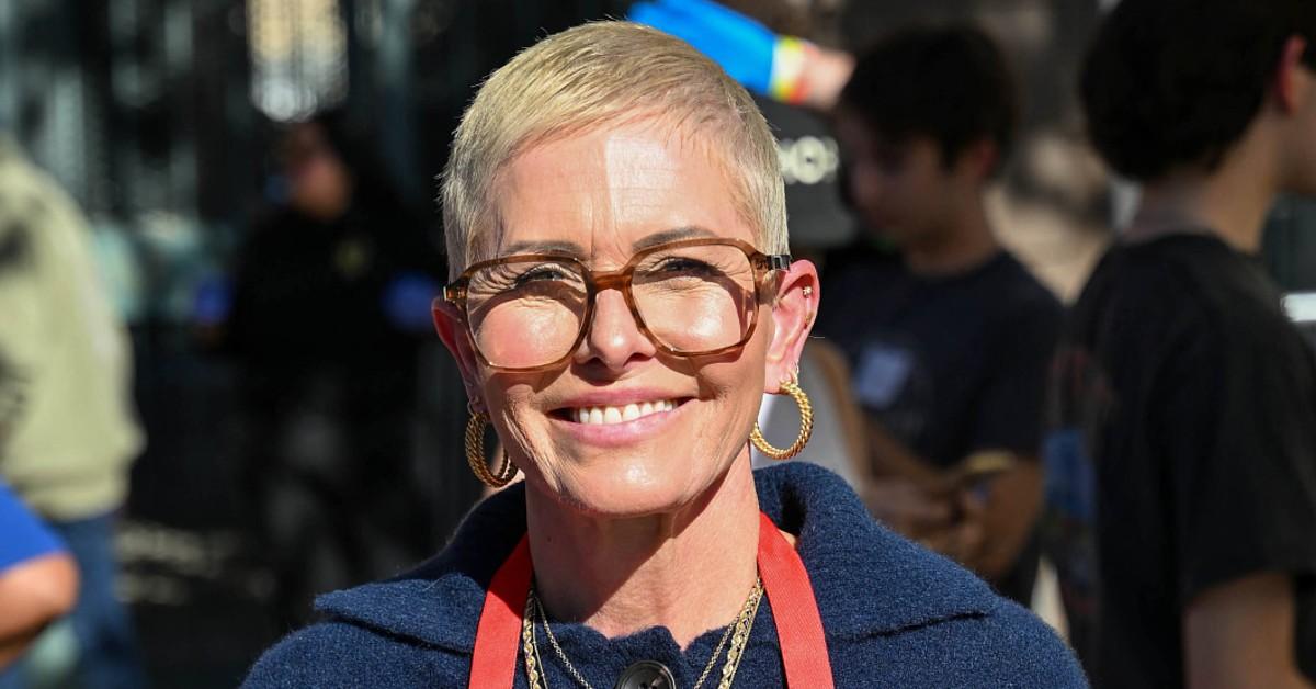 Image of Nicole Eggert sported a new pixie cut.