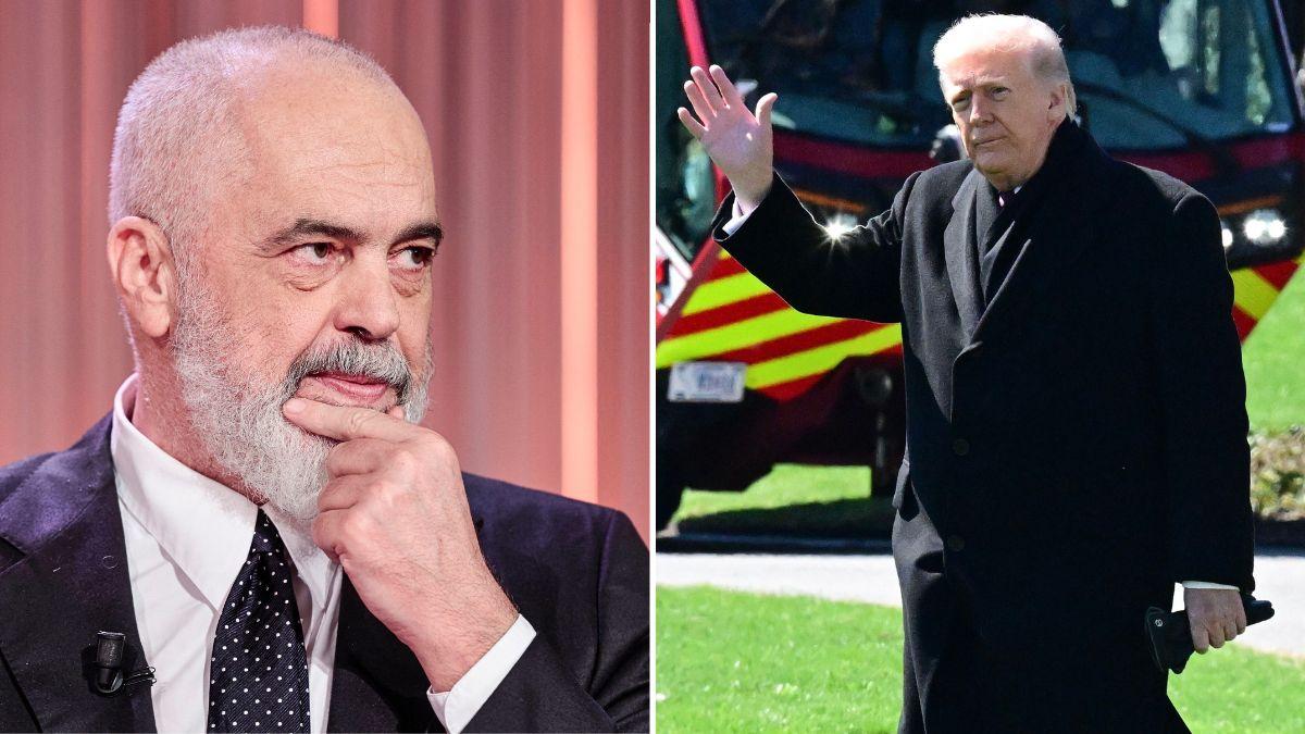 Edi Rama, Donald Trump