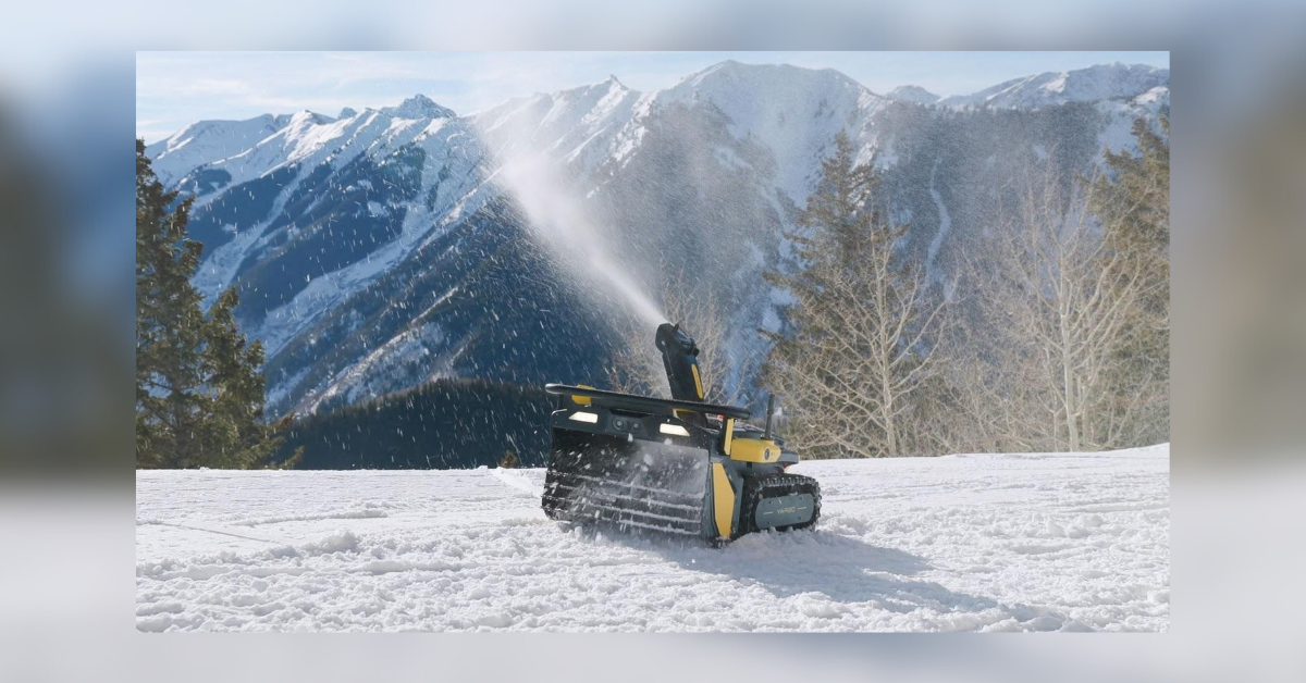 a new approach to winter living yarbo showcases snow removal innovation in aspen