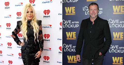 tori spelling cryptic message dean mcdermott alcohol abuse anger led split