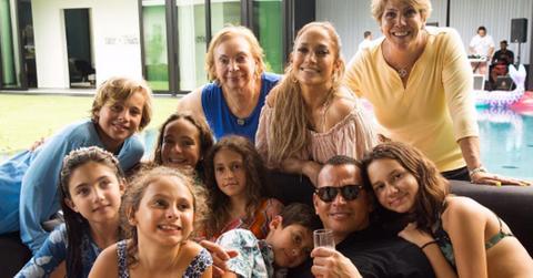 jennifer lopez alex rodriguez birthdays kids photos long