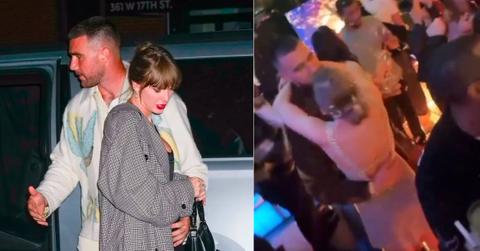 travis kelce taylor swift drive rolls royce new years eve