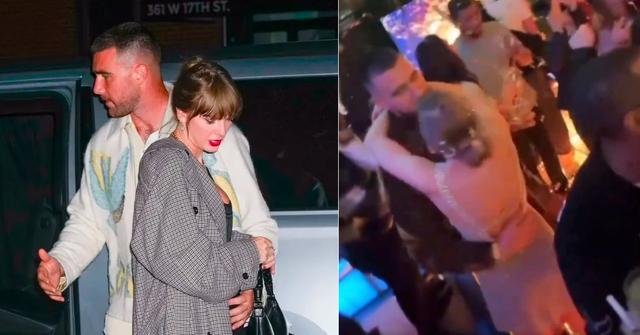 travis kelce taylor swift drive rolls royce new years eve