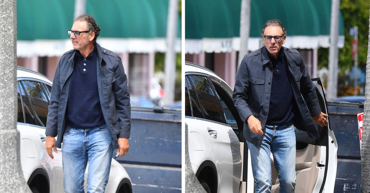 image of Michael Richards was seen in West Hollywood during his first public outing in about two years.