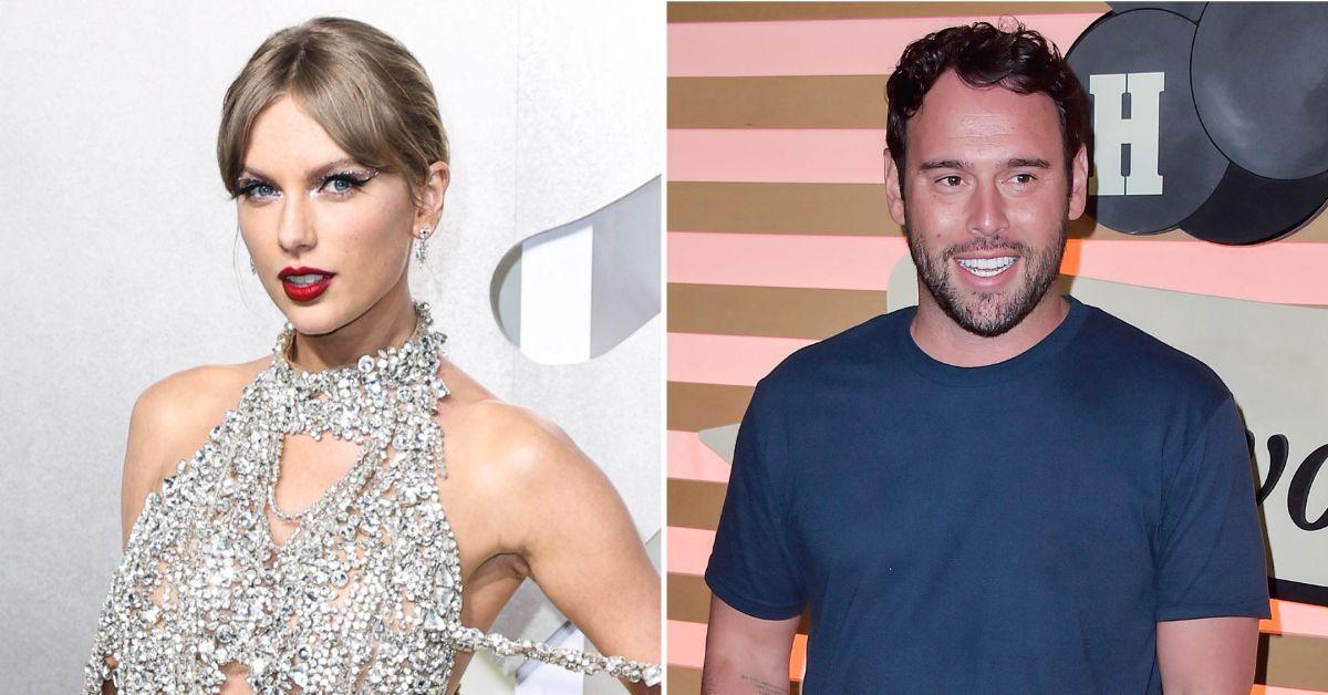 Photo of Taylor Swift appears to take shots at Scooter Braun. 