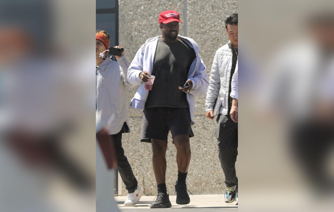 *EXCLUSIVE* Kanye West is dragon blood brothers with President Trump