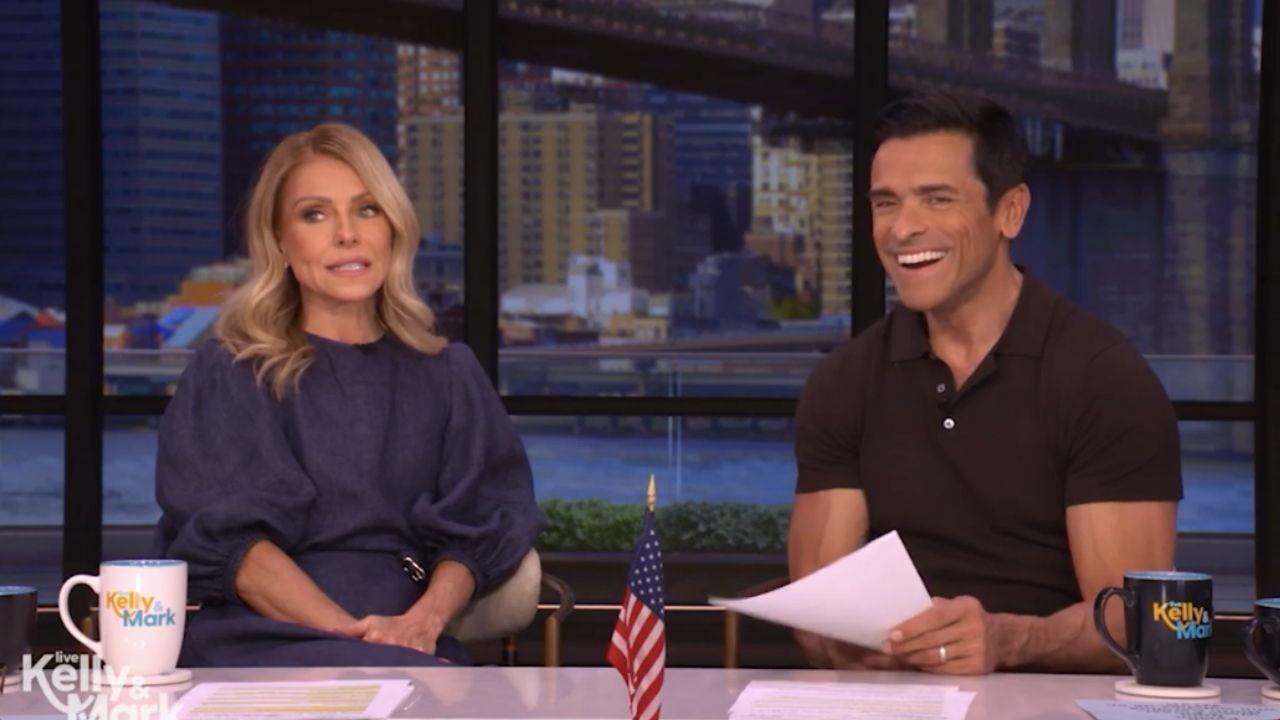 Image of Kelly Ripa confessed that she likes when their house is around 75 degrees.