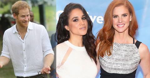 Sarah rafferty discusses meghan markle romance prince harry