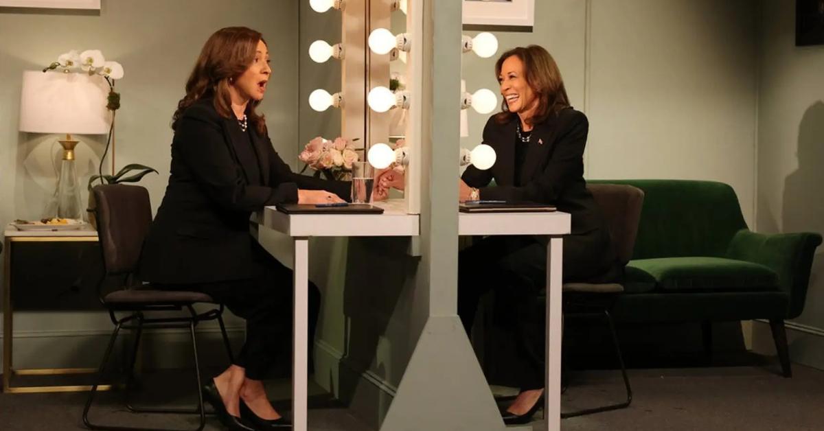 Image of Maya Rudolph impersonated Kamala Harris on 'Saturday Night Live.'