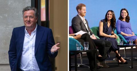 piers morgan insists meghan markle prince harry leaked story kate middleton