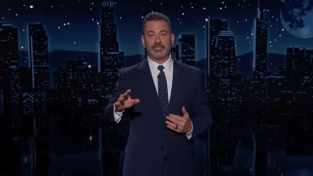image of Jimmy Kimmel made some funny jokes about Donald Trump. 