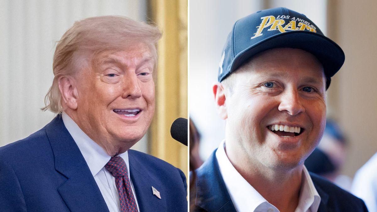Photo of Donald Trump and Spencer Pratt.