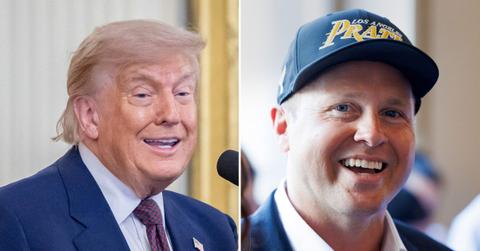 Photo of Donald Trump and Spencer Pratt.