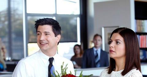 Casey WIlson and Ken Marino in NBC's Marry Me