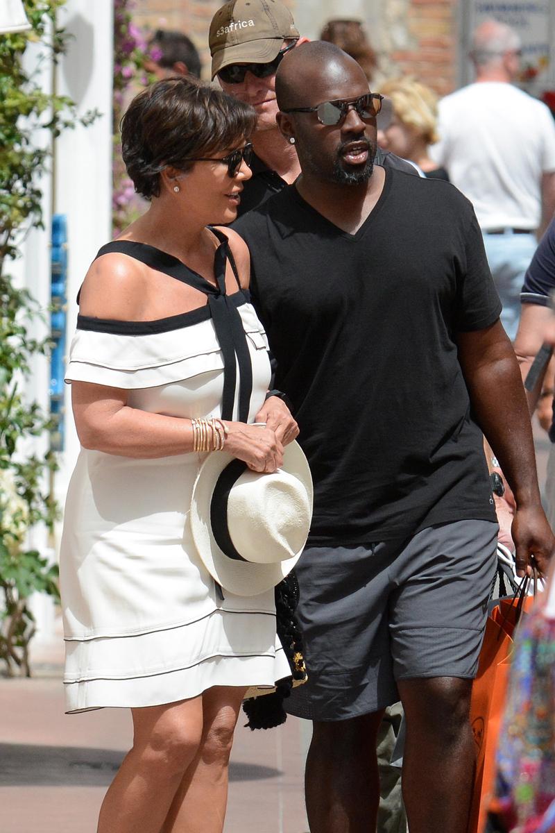 Kris Jenner and toy boy lover Corey Gamble can barely keep their hands off  each other - Irish Mirror Online