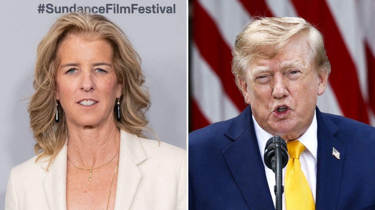 Photo of Rory Kennedy and Donald Trump.