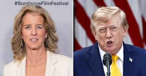 Photo of Rory Kennedy and Donald Trump.