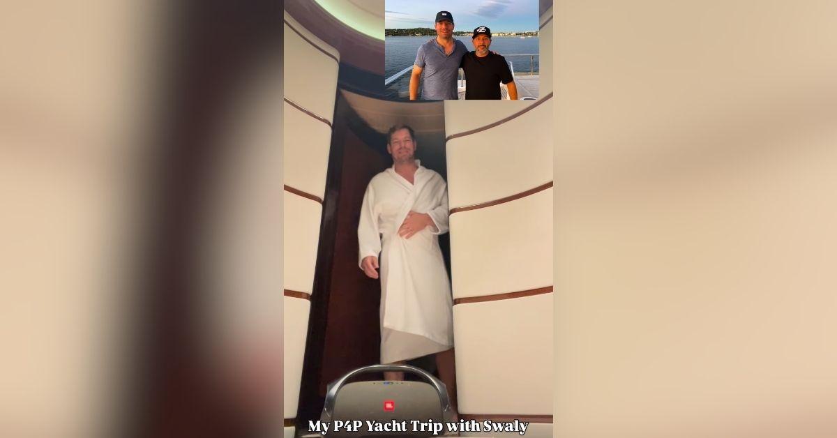 image of Eric Swalwell is at the center of controversy after a video surfaced showing him partying on a luxury yacht in St. Tropez.