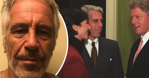 Image of Jeffrey Epstein, Ghislaine Maxwell and Bill Clinton