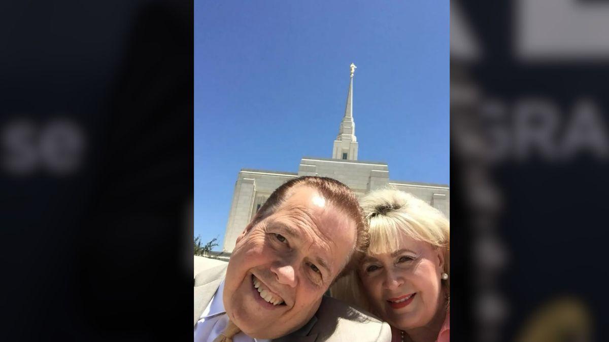 image of Alan Osmond and wife 