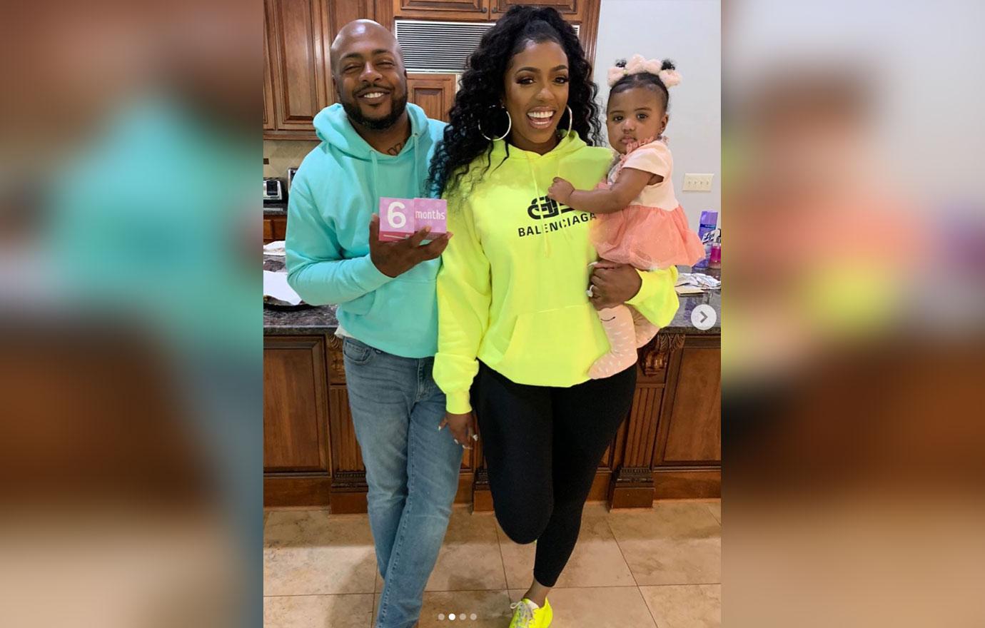 Kenya Moore Shares Pic Of Daughter With Porsha Williams' Baby